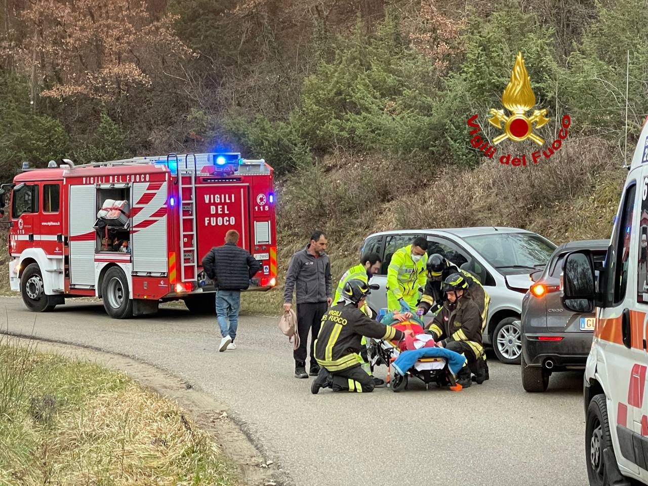 incidente-stradale-tra-2-autovetture-a-citta-di-castello,-donna-ferita