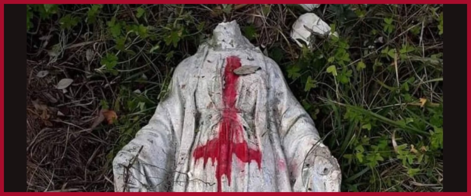 simboli-cristiani-sotto-attacco:-decapitata-la-statua-della-madonna-a-loano,-l'ombra-del-satanismo-–-secolo-d'italia
